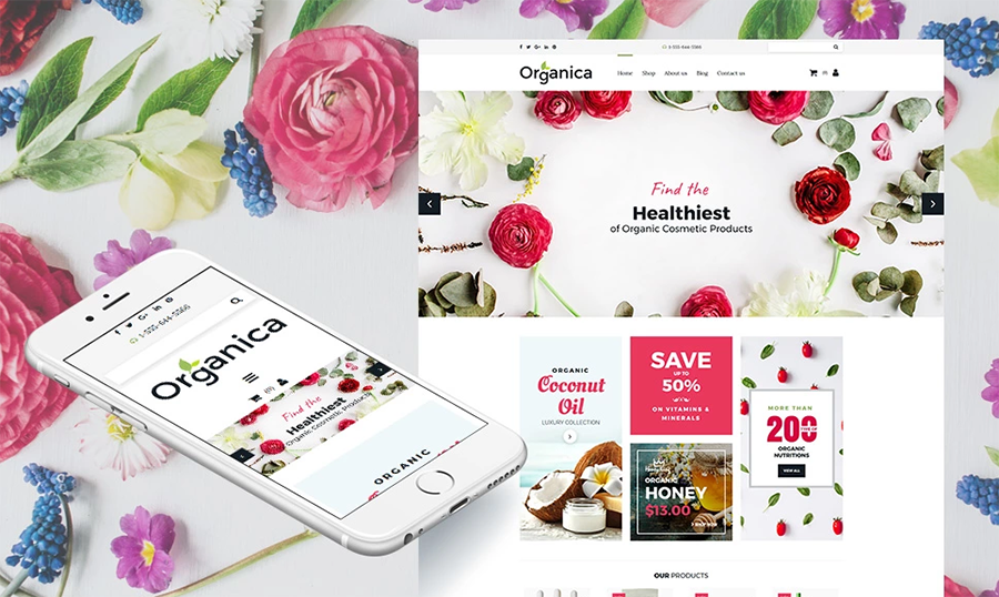 cosmetic store ecommerce template