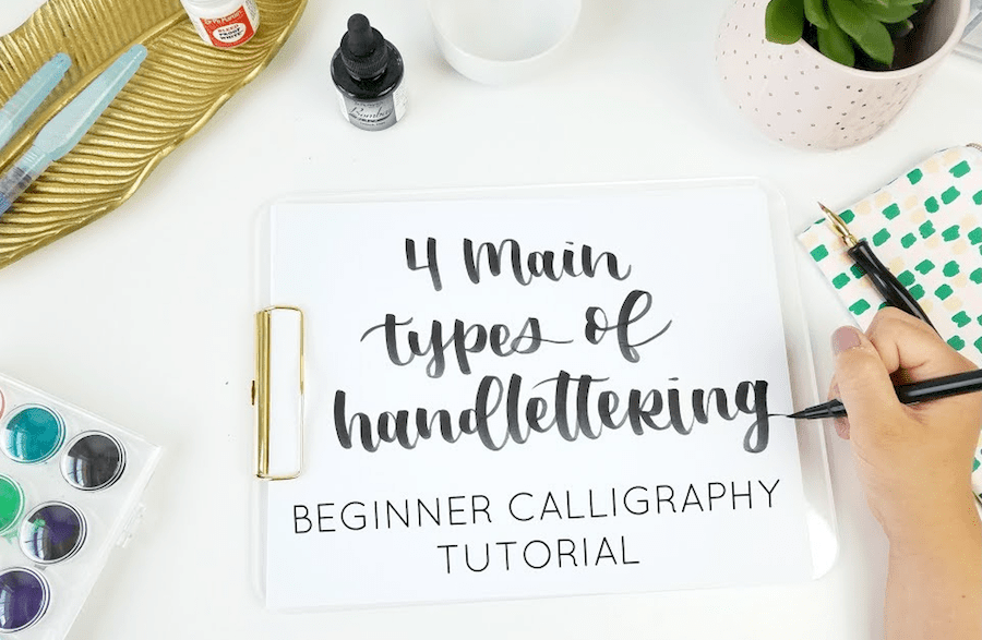 hand drawn typography tutorial
