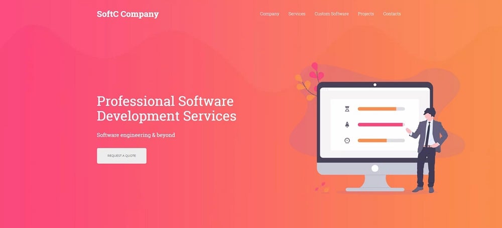 SoftC Software Development Ai Website Builder
