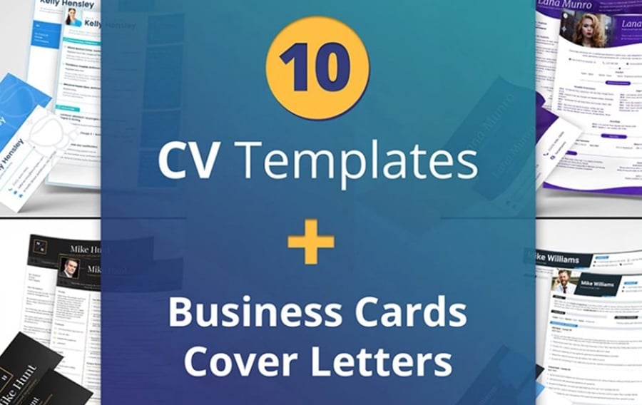 CV and Resume Templates sturtup Bundle image