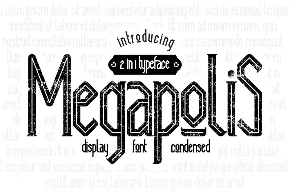 Megapolis   Trendy fonts