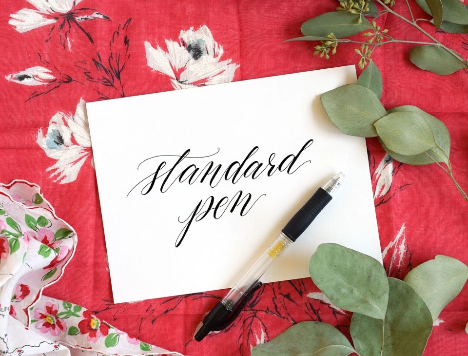 Calligraphy Hand Lettering Practice