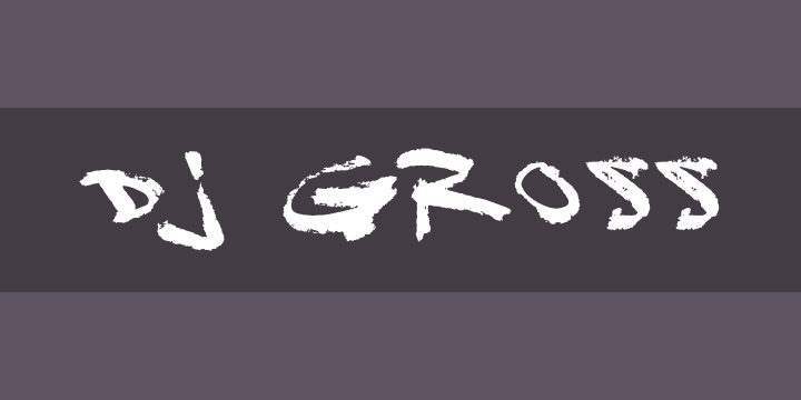 Dj Gross by SDFonts