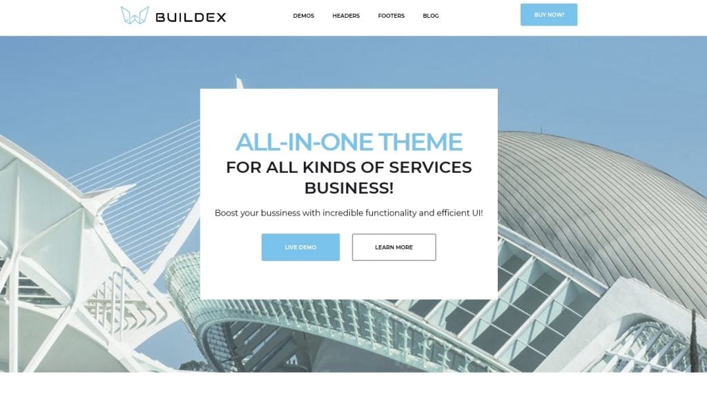 Buildex - Multipage Architecture Agency Responsive WordPress Theme