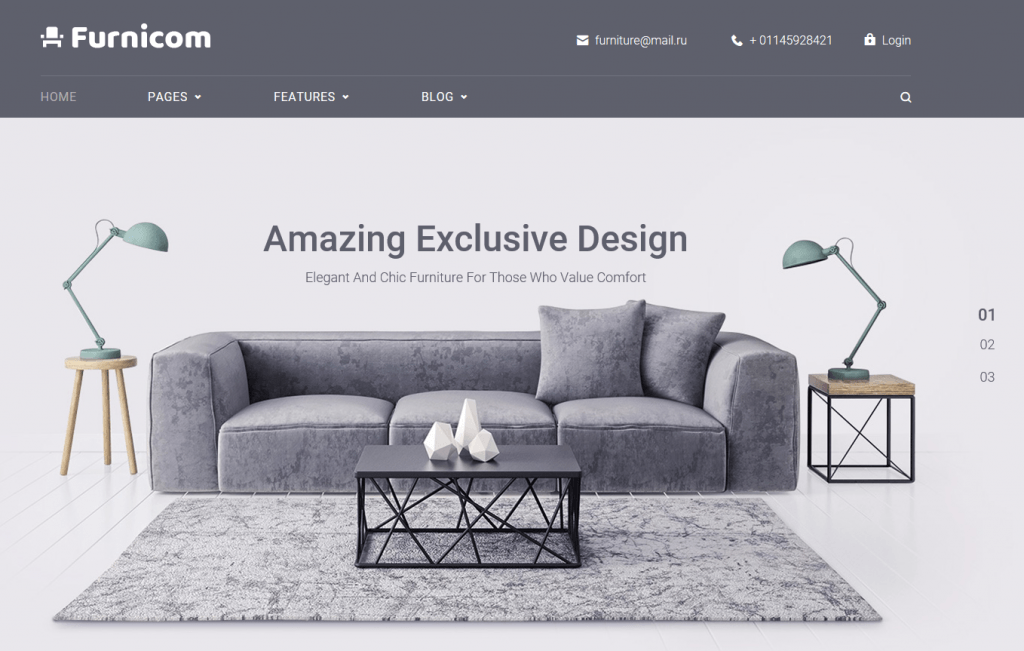 Furnicom - Furniture Store WordPress Theme