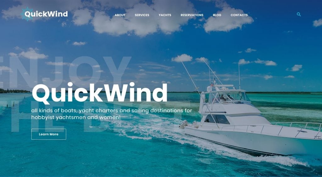 Yachting WordPress Theme