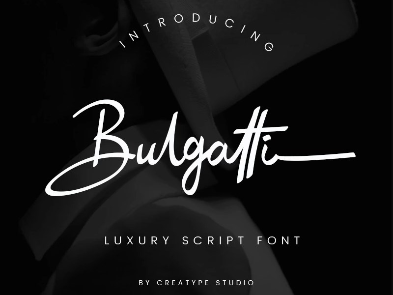 Bulgatti Luxury Script Font
