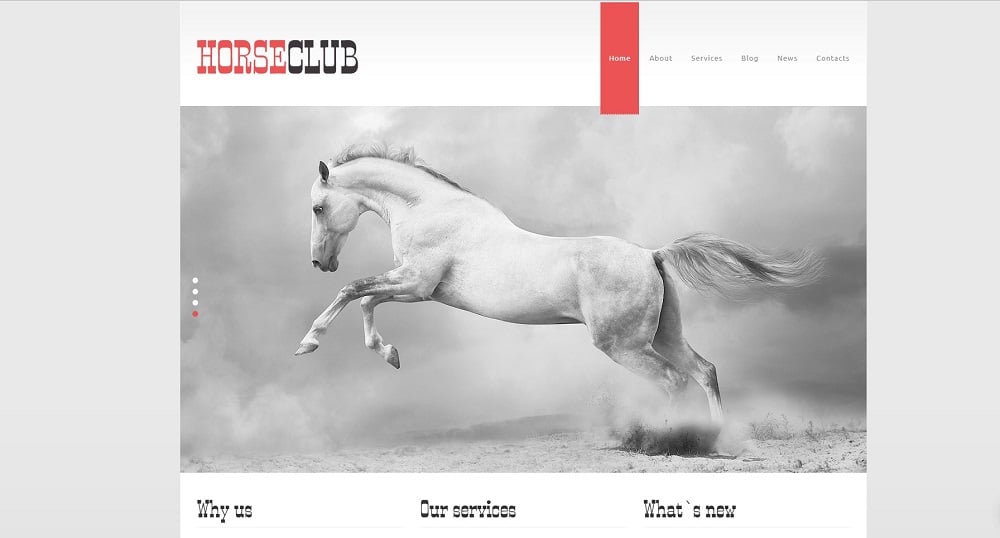 Horse Club WordPress Theme