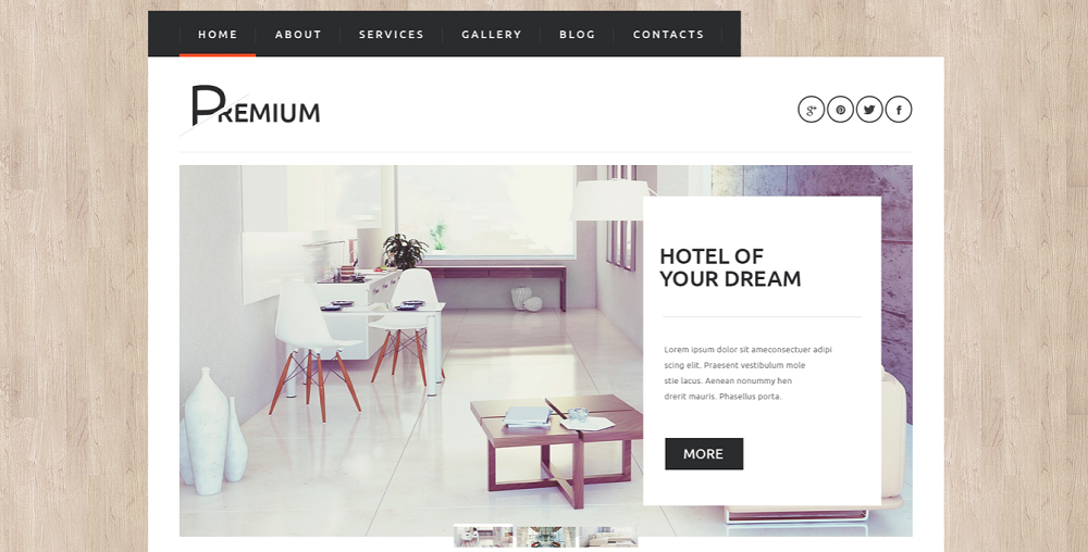 Hotels Booking Agency WordPress Theme