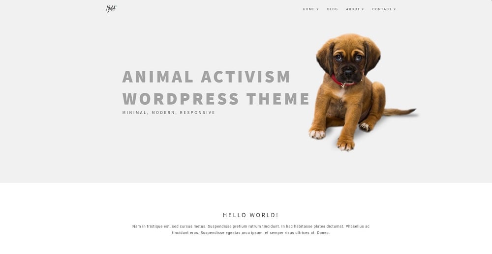 Igaa - Animal Activism WordPress Theme