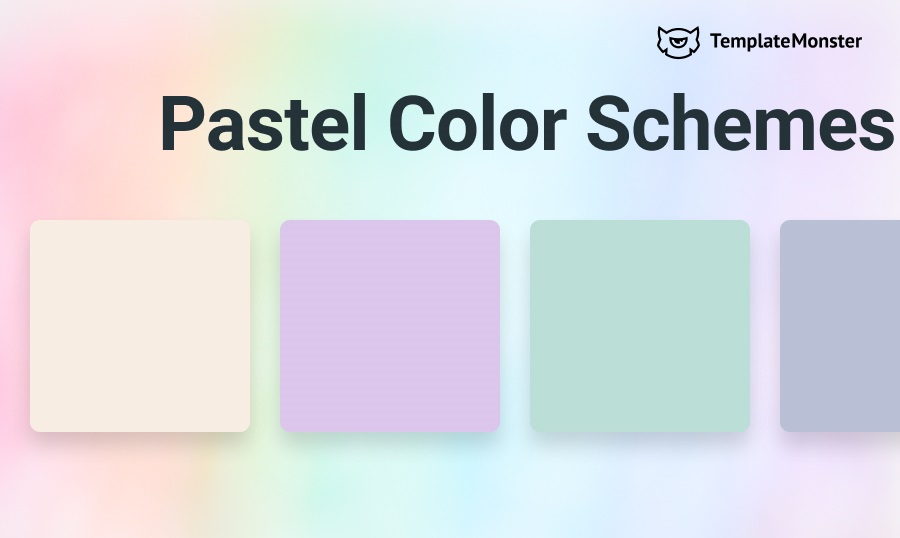 Pastel Color Schemes for Refined Website Design.