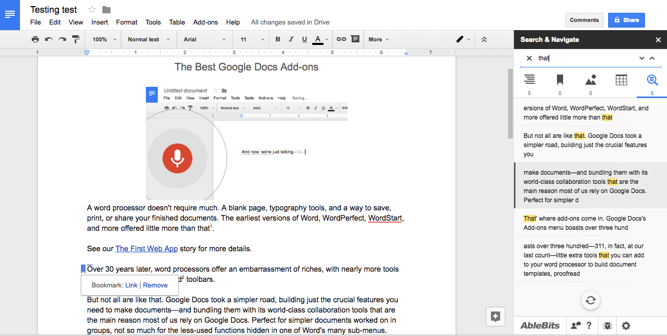 best addons for Google Docs