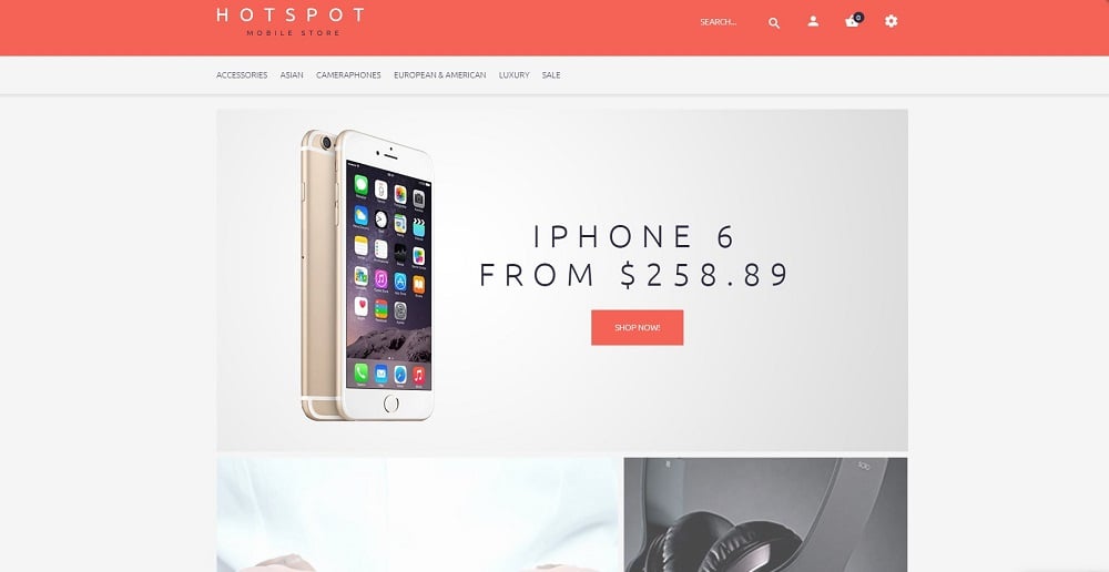 Free OpenCart Theme for Mobile Shop OpenCart Template