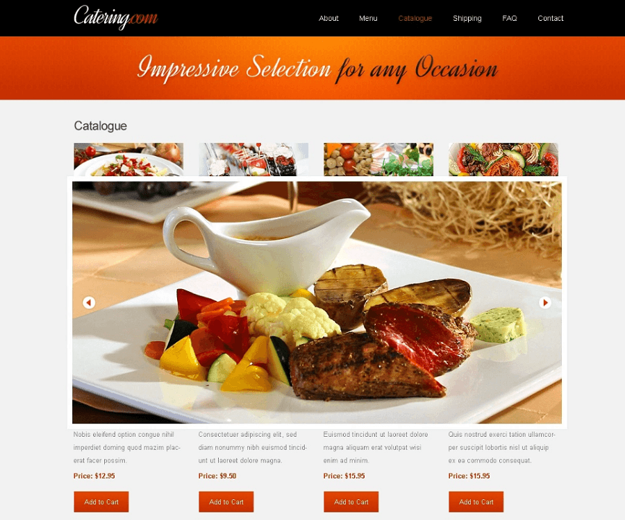 Free Food Delivery HTML5 Template