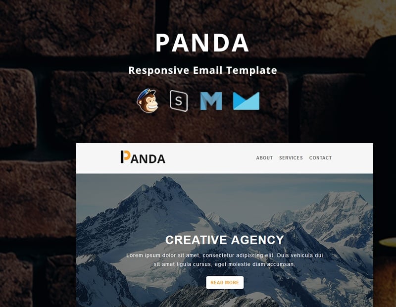Panda - Corporate Responsive Email Newsletter Template