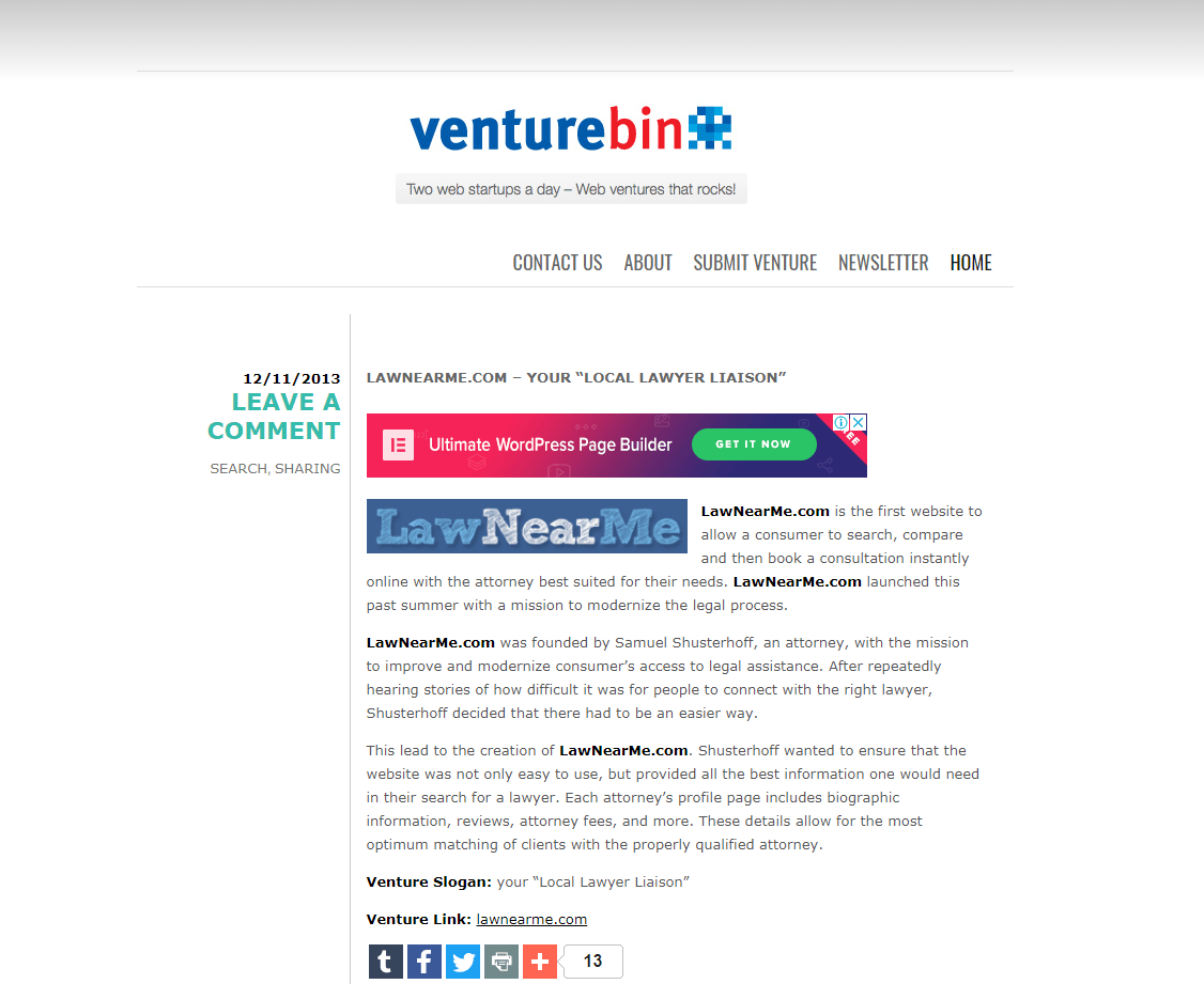 venturebin