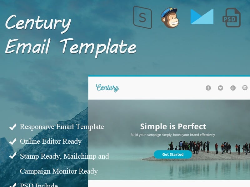 Century Email Newsletter Template