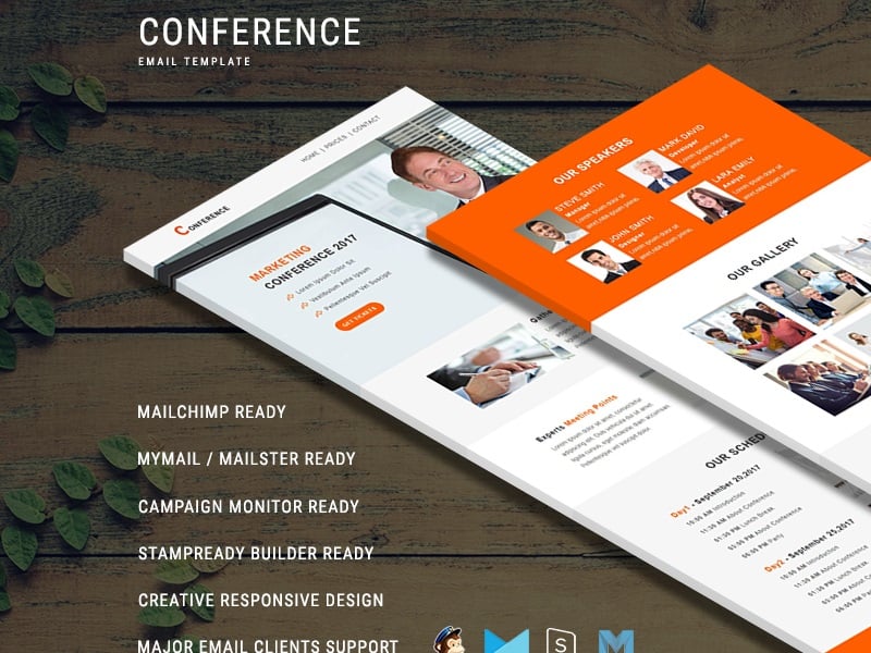 Conference - Responsive Newsletter Template