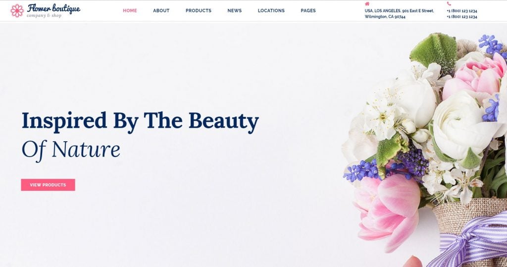 Flower Boutique Multipage HTML5 Website Template