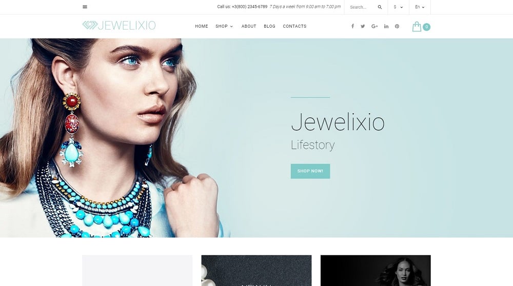 Jewelixio - Jewelry Store OpenCart Template