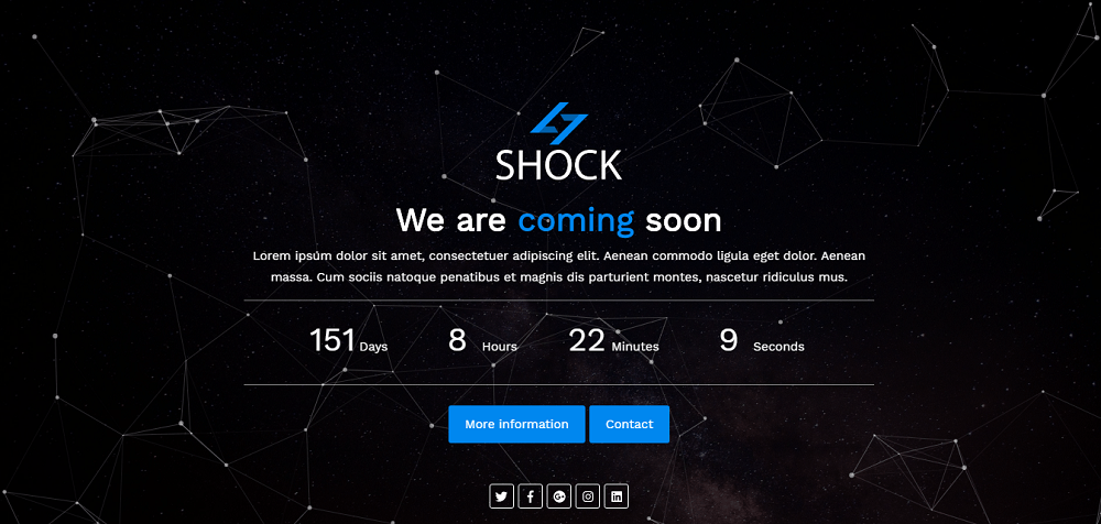 SHOCK - Coming Soon Specialty Page
