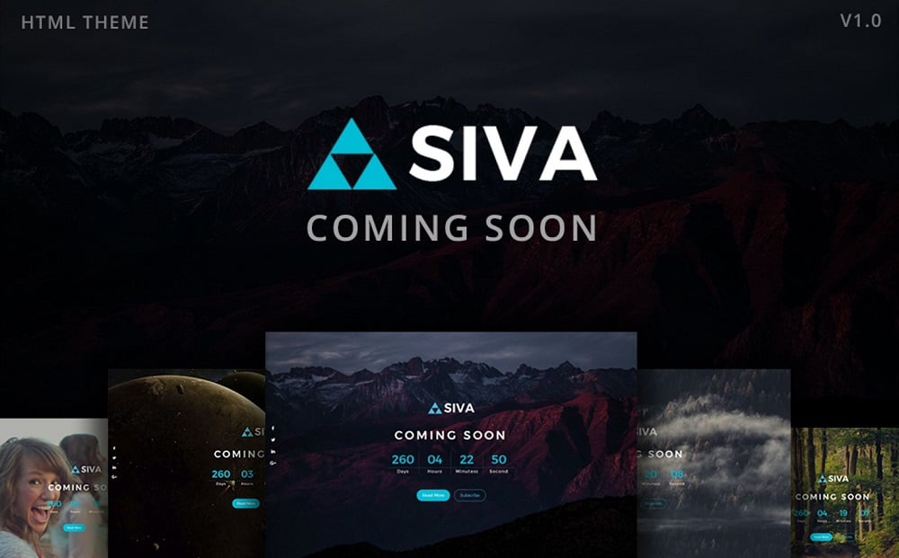 SIVA - Coming Soon Responsive Specialty Page