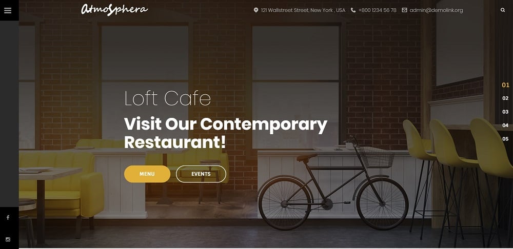 Lunar Cafe - Cafe & Restaurant Elementor WordPress Theme
