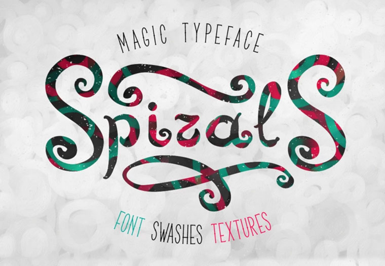 Spirals Crazy Fonts