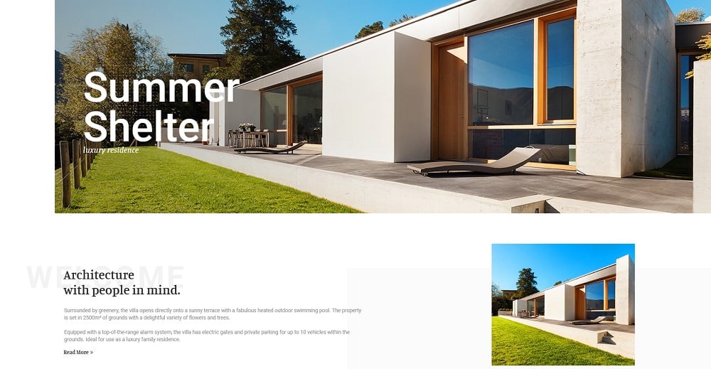 Cottager - Luxury Real Estate Elementor Template