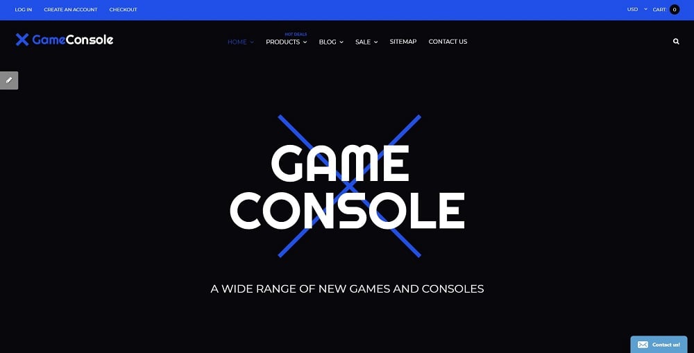 Game Console - Bright Gaming Shopify Theme