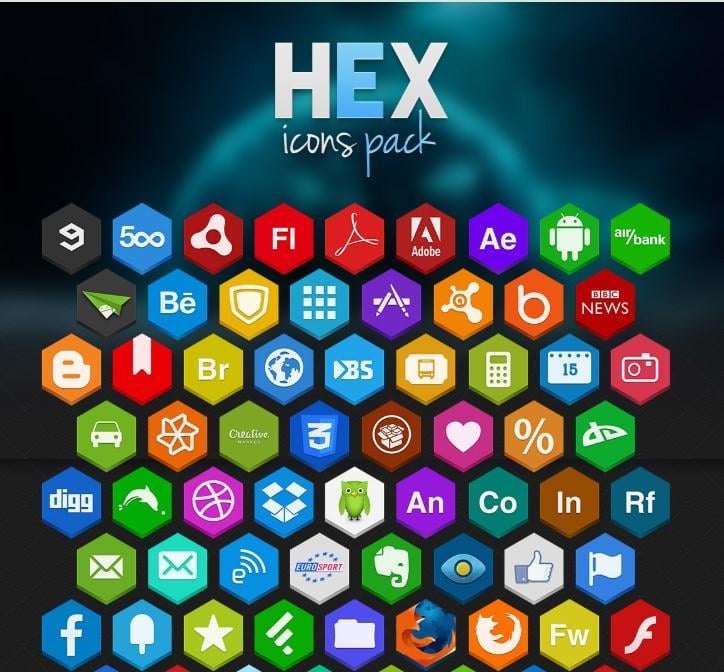 Hex Icons Pack