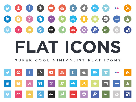 Minimalist Flat Icons
