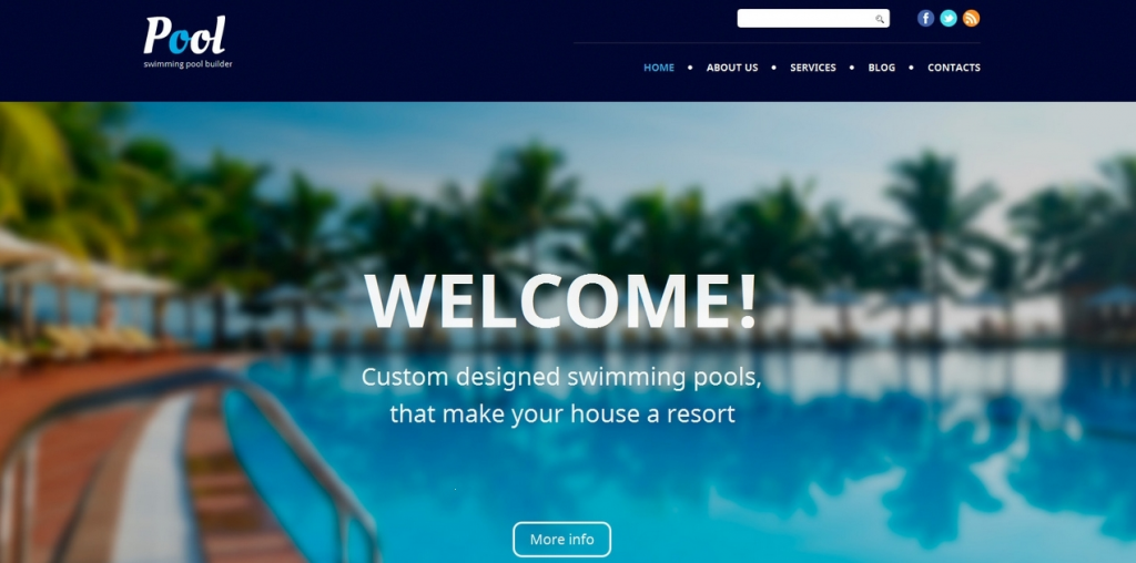 Pool Cleaning WordPress Theme