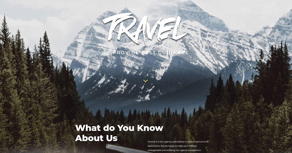 Tournet - Travel Agency Elementor Template