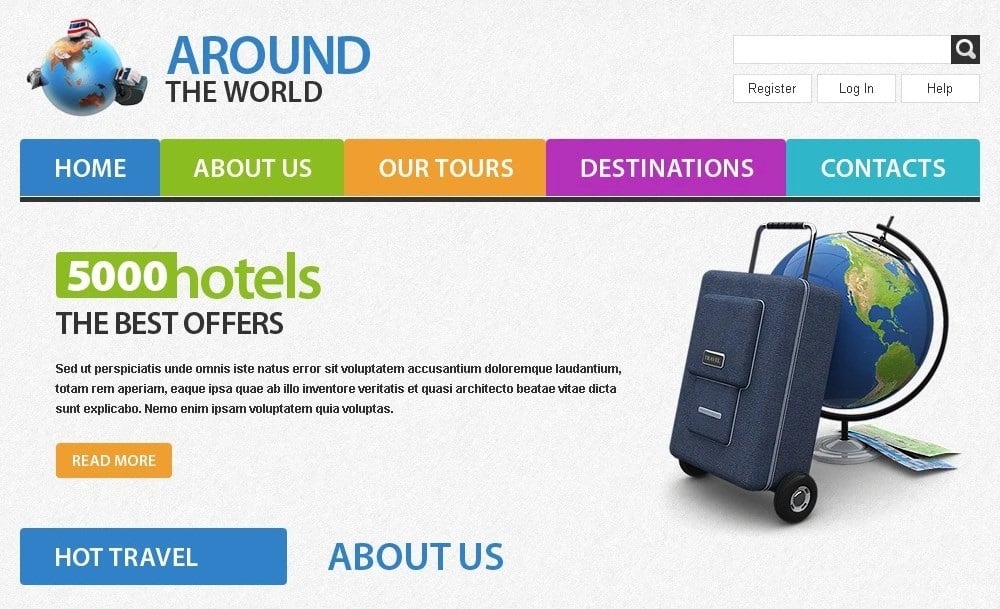 Free Hosting logo Best Automated Hotel and Travel Website Free Installation 