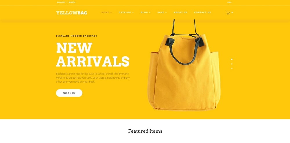 YellowBag - Handbag Responsive Shopify Theme
