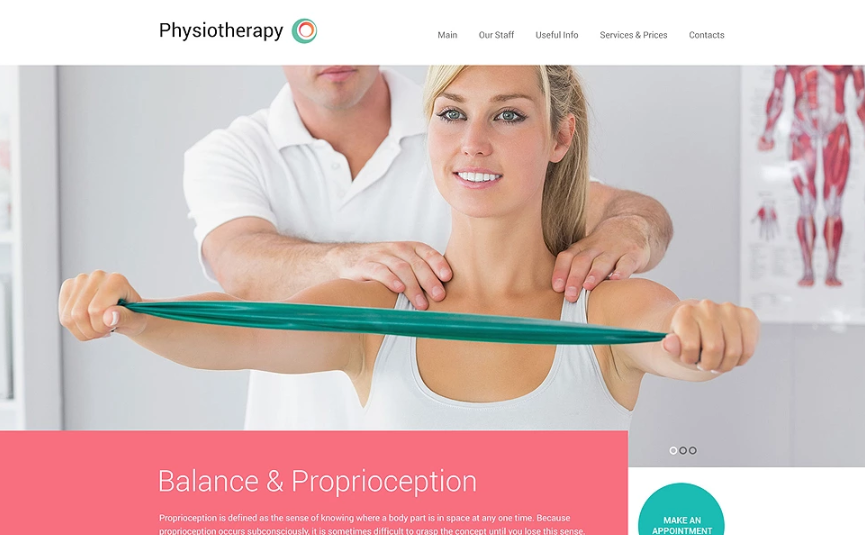 Physiotherapy Website Template