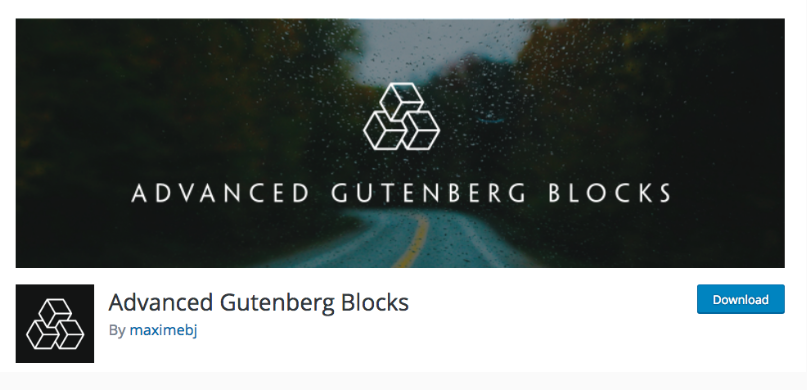 Advanced Gutenberg Blocks