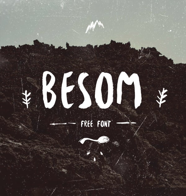 Besom - FREE Brush font