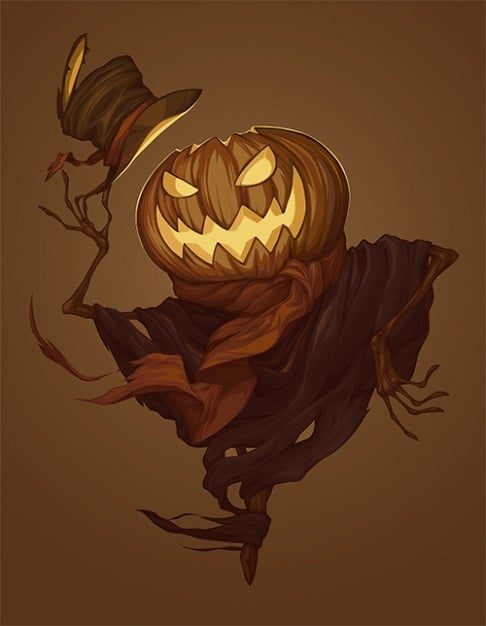 Halloween series of illustrations