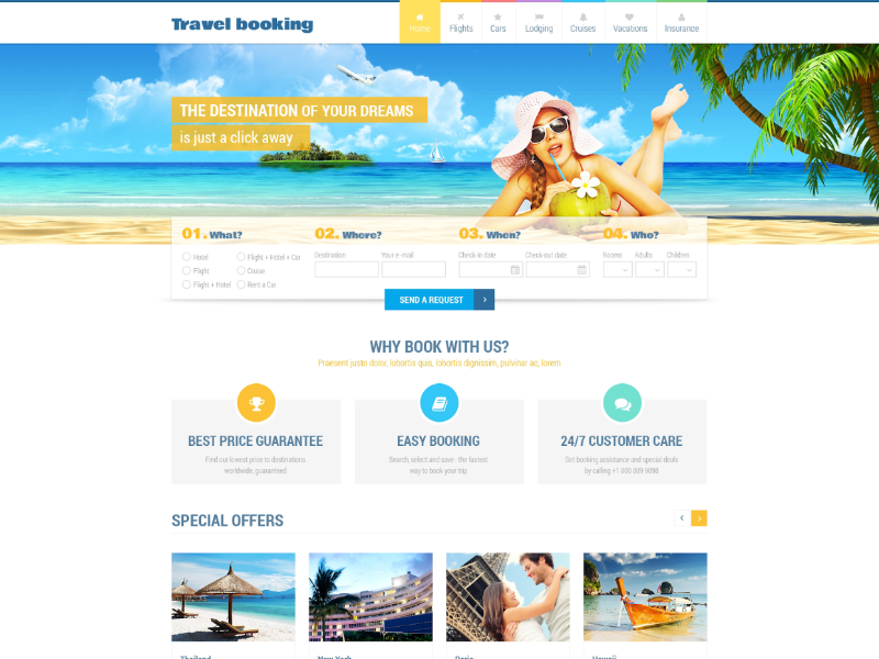 Travelling Website