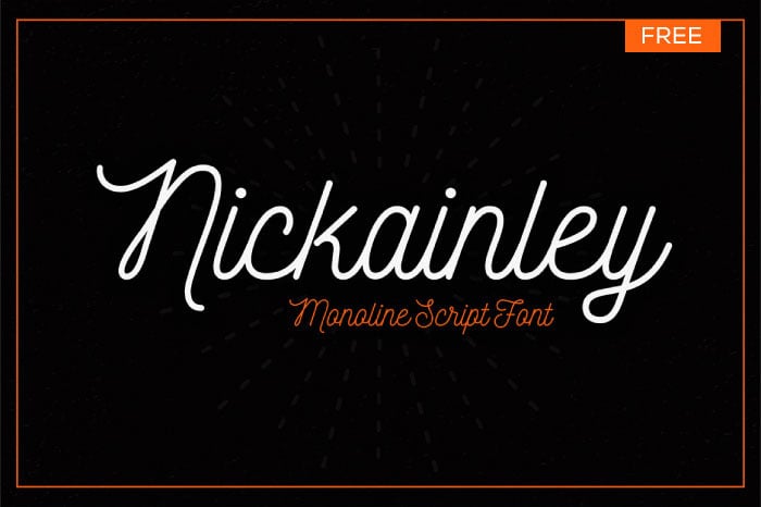 Nickainley Script - Free Font
