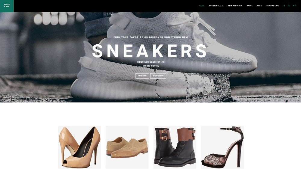 Your Pair - Shoe Store Shopify Theme
