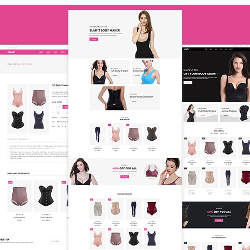 Shapewear eCommerce Shopify Theme
