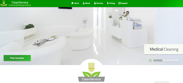 Cleaning Service Website