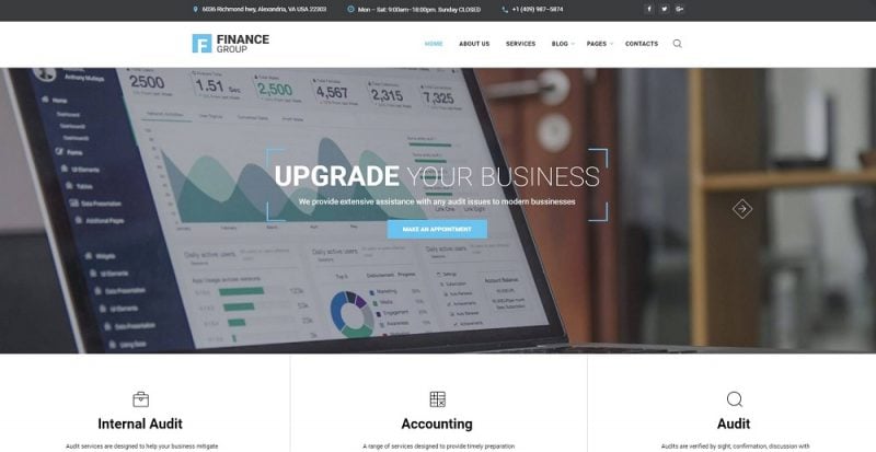Top 50 Financial HTML Website Templates