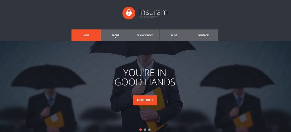 Insurance Responsive Website Template