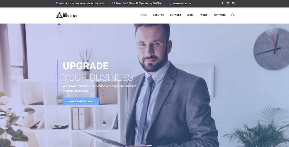 proBusiness - Elegant Audit Company Multipage HTML Website Template
