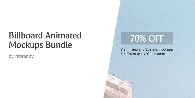 Billboard Animated Mockups Bundle