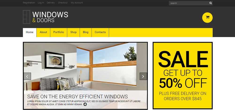 Windows & Doors Responsive WooCommerce Theme